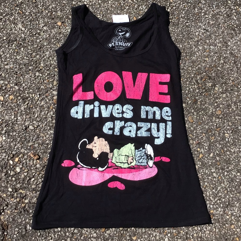 Peanuts Tank Top Women’s Sz M